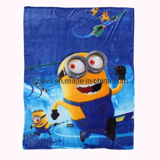 Custom Printing Custom Digital Printing Flannel Fleece Baby Blanket