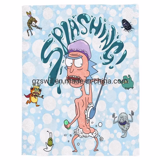 Custom Printing Custom Digital Printing Flannel Fleece Baby Blanket