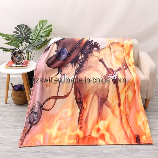 Custom Printing Custom Digital Printing Flannel Fleece Baby Blanket