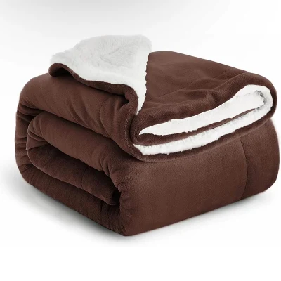 Sherpa Lamb Velvet Composite Blanket Plus Velvet Thickened Bedroom Blanket Bed Throw Office Nap Blanket